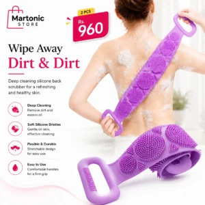 Premium Quality Silicon Double Sided Bath Scrubber Belt