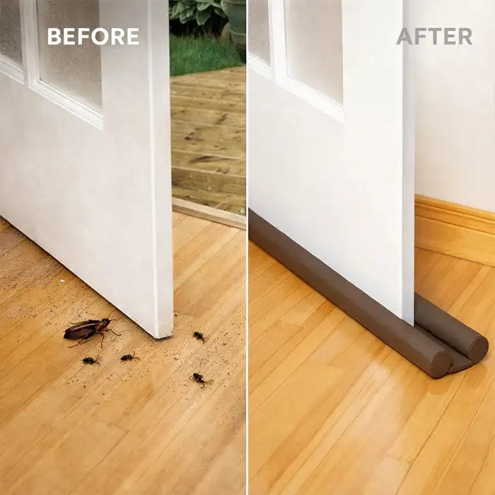 Door Draft Stopper for Dust, Air & Insects | Buy 1 Get 3 Free - Image 2