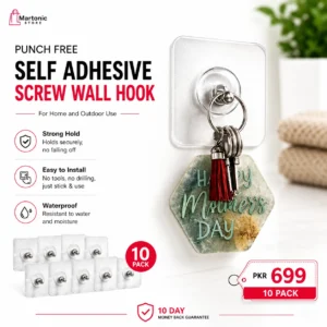 Self Adhesive Screw Wall Hook